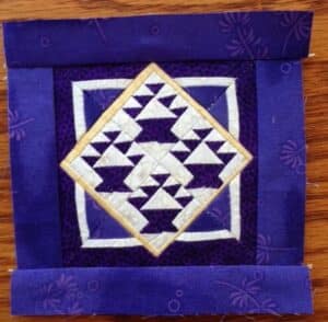 miniature basket quilt