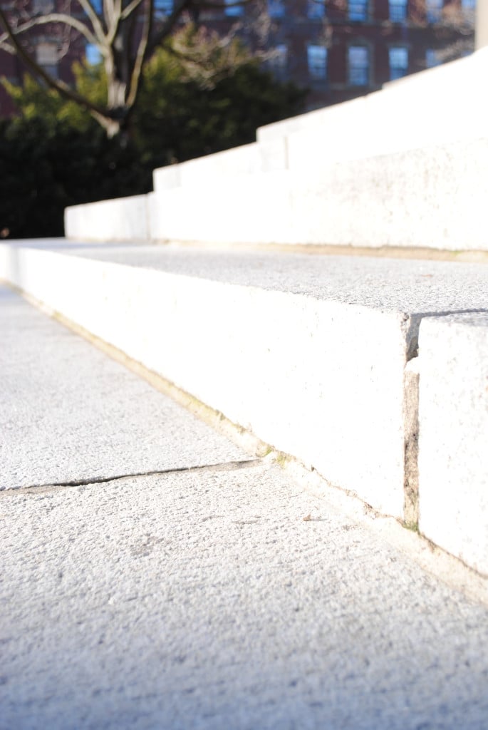 Steps at Memorial Church, Harvard Yard