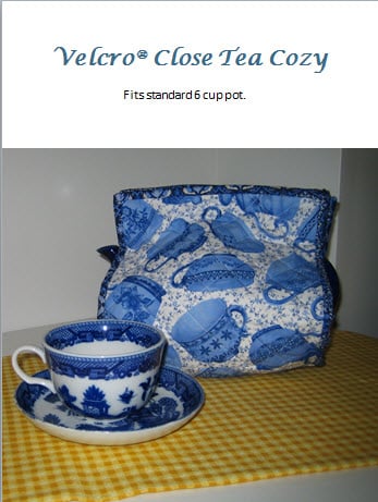 Julie Neu velcro close tea cozy pattern PDF