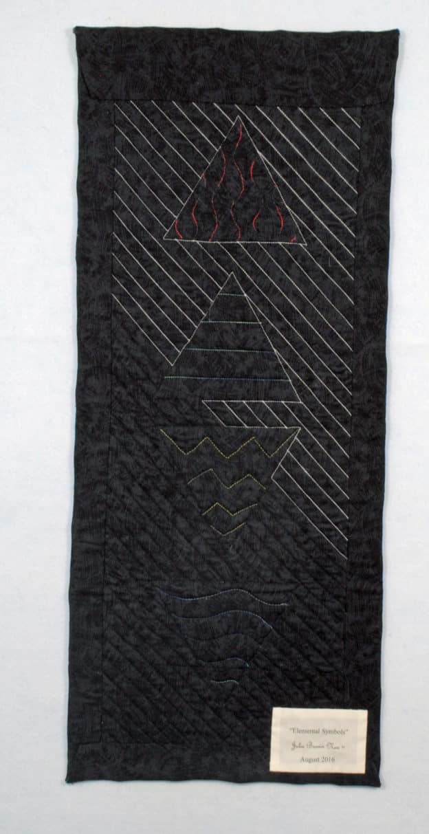Elemental Symbols Quilt - 11.5" x 27.5" - Image 3