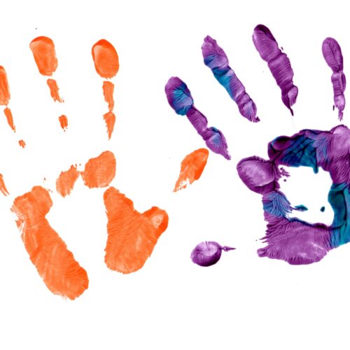 Creative Play handprints