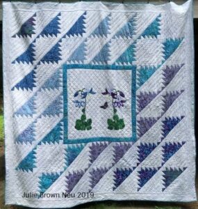 blue and purple delectable mountains quilt