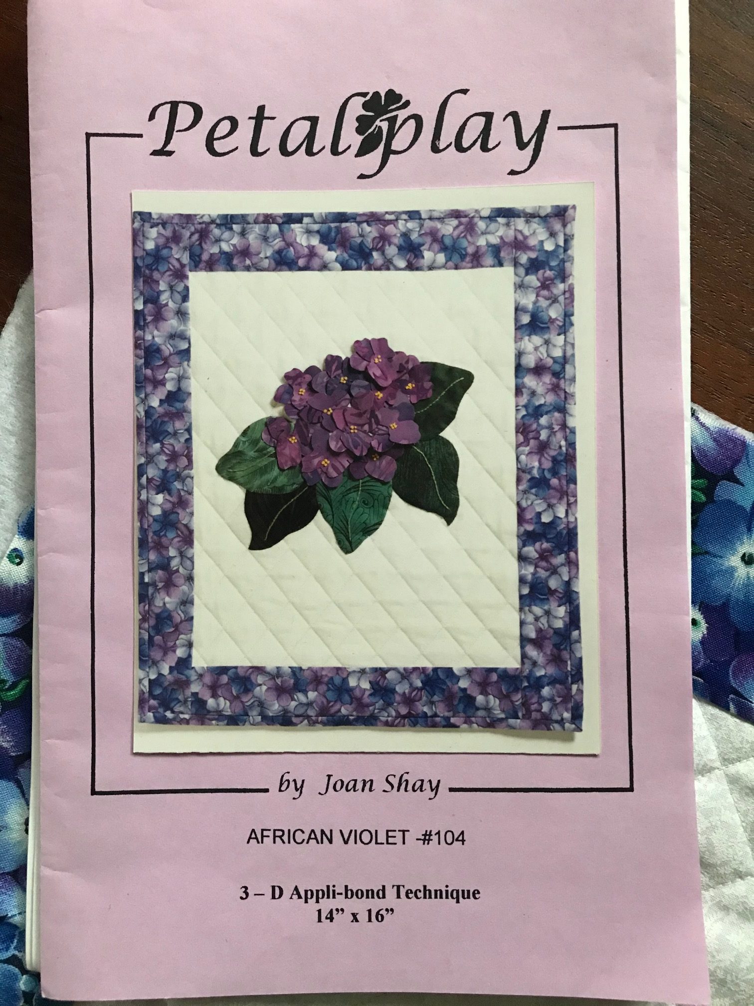 Joan Shay's African Violet Pattern